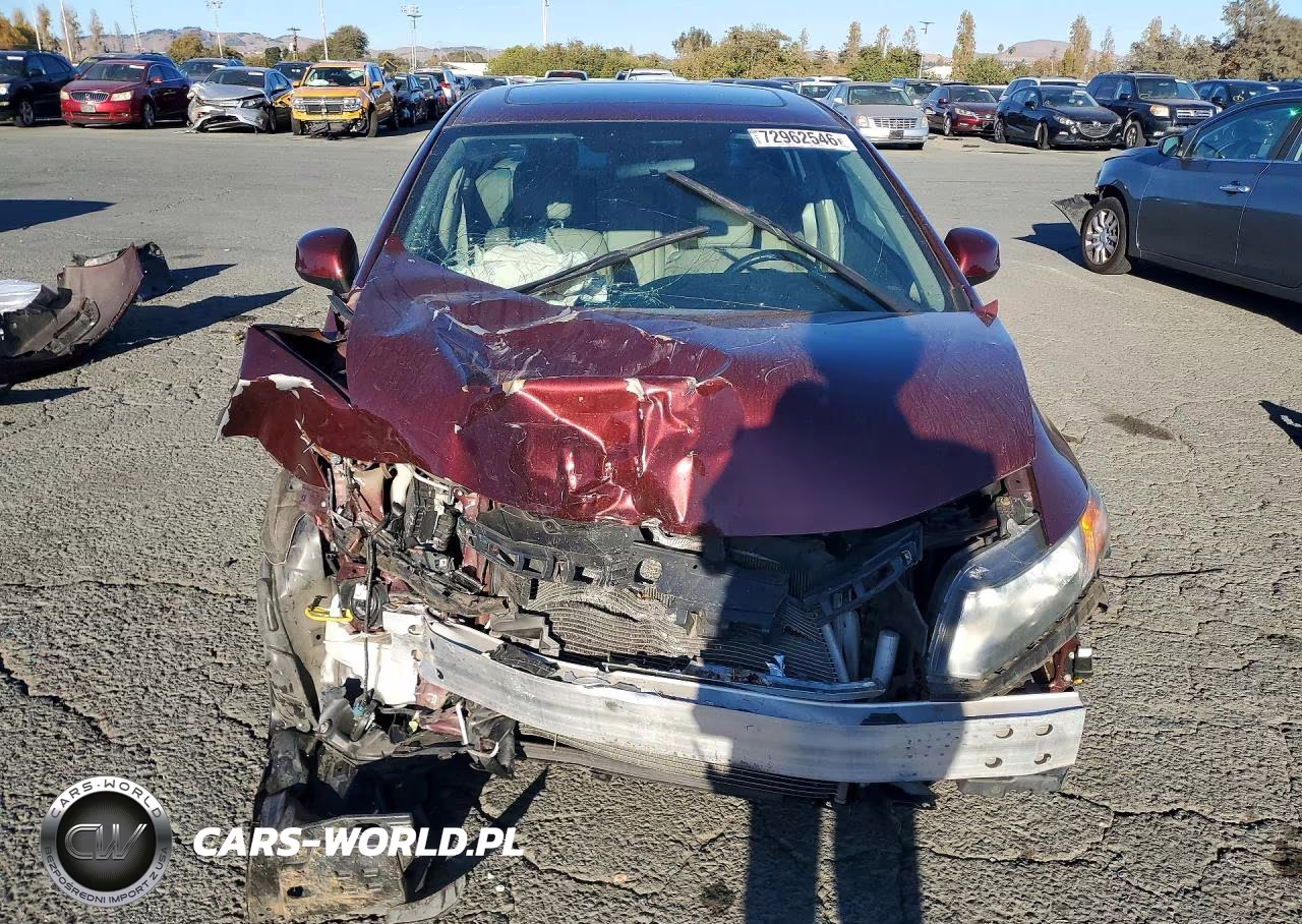 2012 Honda Civic Exl VIN:2HGFB2F97CH543417 - 5