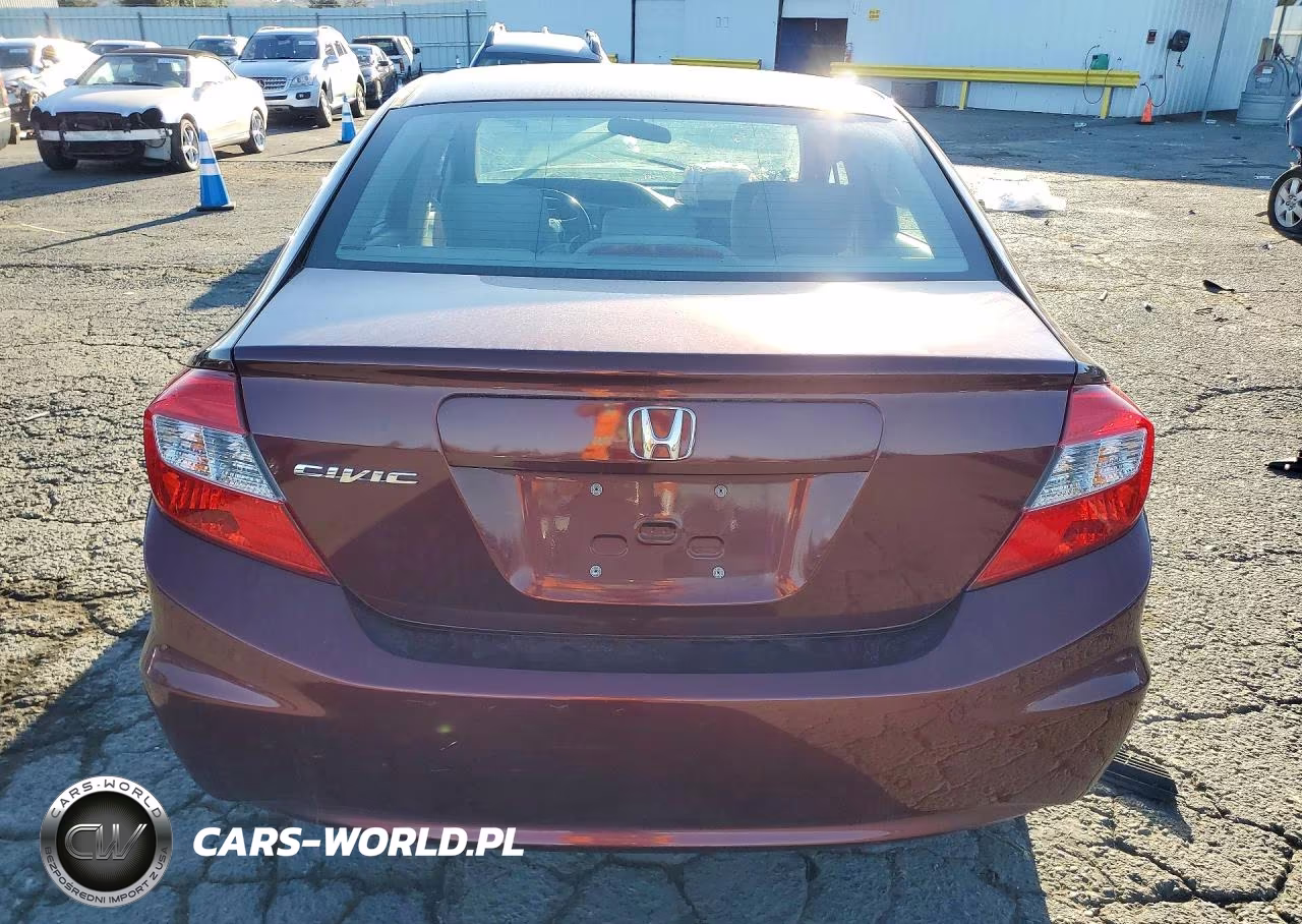 2012 Honda Civic Exl VIN:2HGFB2F97CH543417 - 6