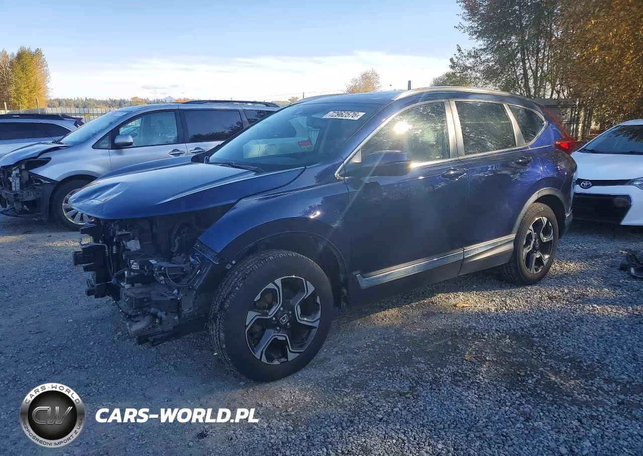 2019 Honda Cr-V Touring VIN:7FARW2H92KE031747 - 1
