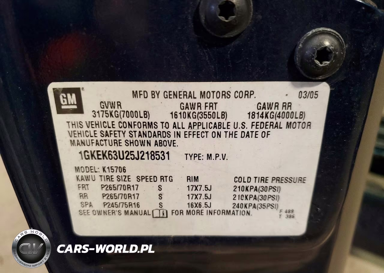 2005 GMC Yukon Denali VIN:1GKEK63U25J218531 - 13
