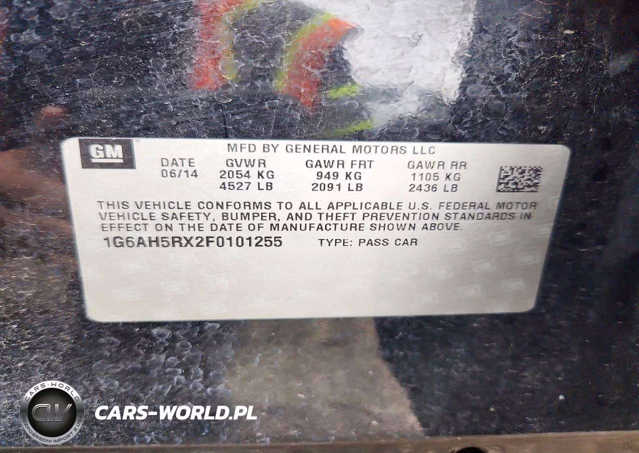 2015 Cadillac Ats Luxury VIN:1G6AH5RX2F0101255 - 13