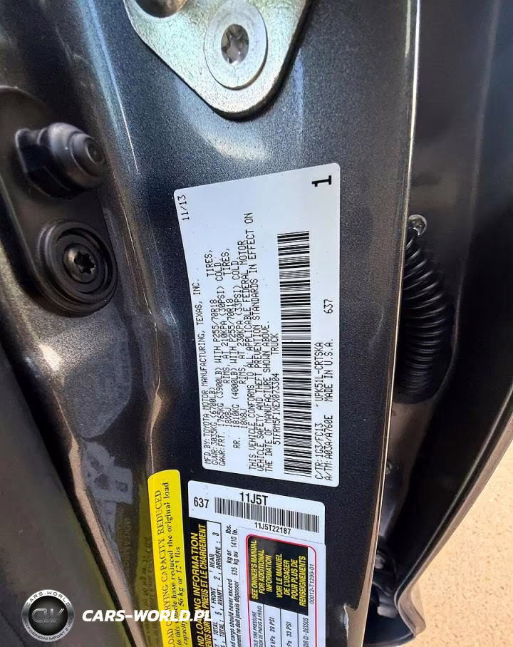 2014 Toyota Tundra Sr5 VIN:5TFRM5F1XEX073304 - 10