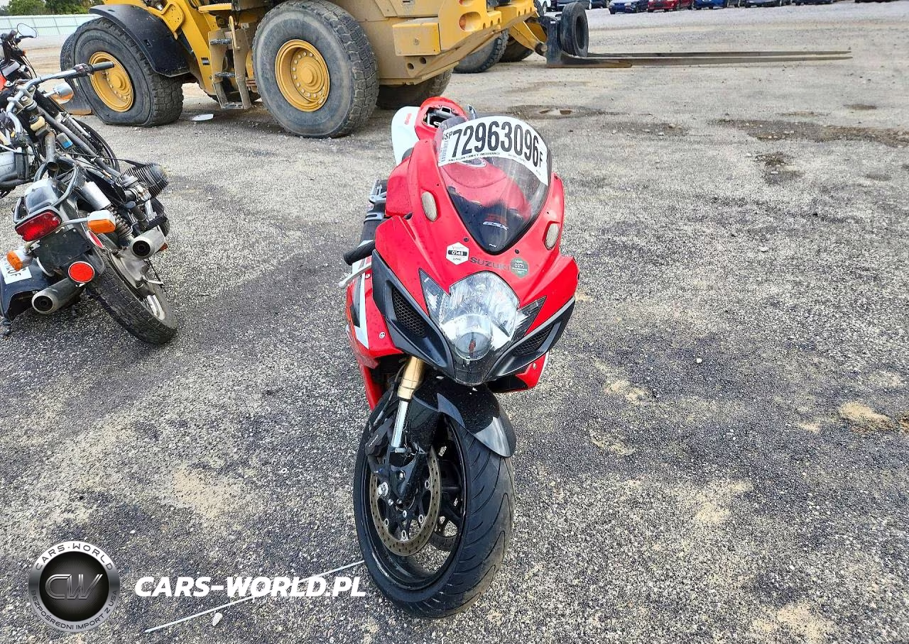 2007 Suzuki Gsx-R600 VIN:JS1GN7DA872126501 - 2