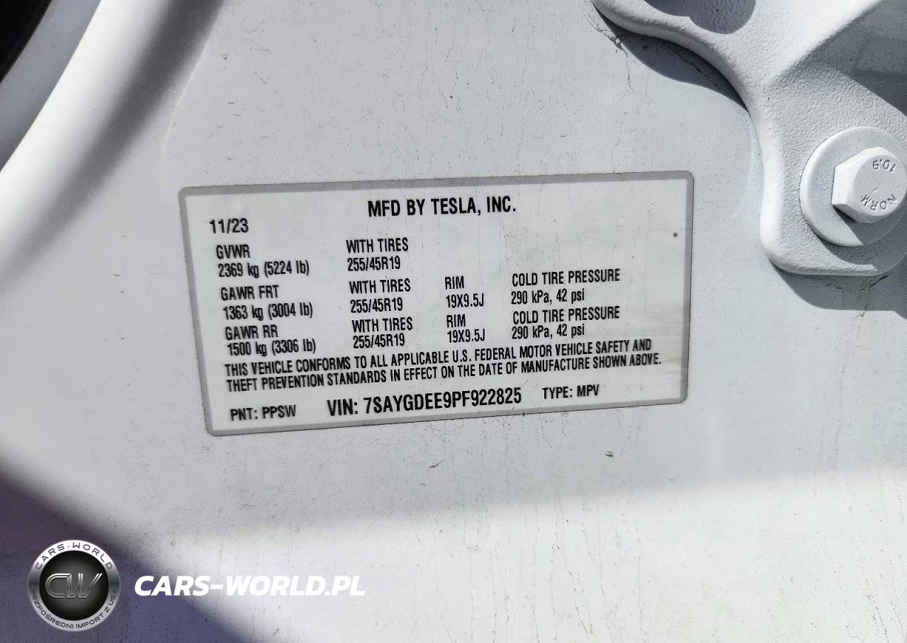2023 Tesla Model Y VIN:7SAYGDEE9PF922825 - 13