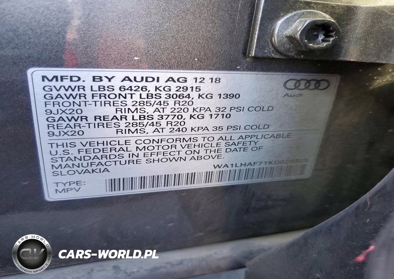 2019 Audi Q7 Premium Plus VIN:WA1LHAF71KD026323 - 14