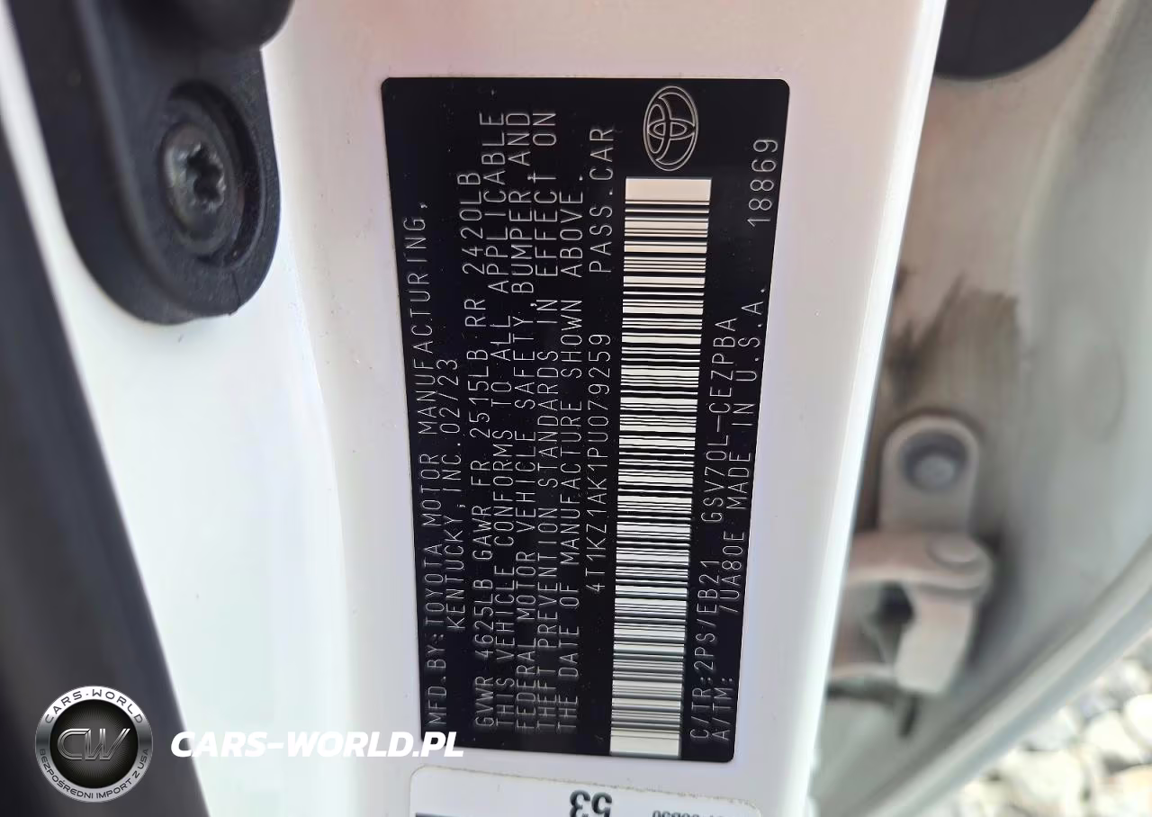2023 Toyota Camry Trd VIN:4T1KZ1AK1PU079259 - 12