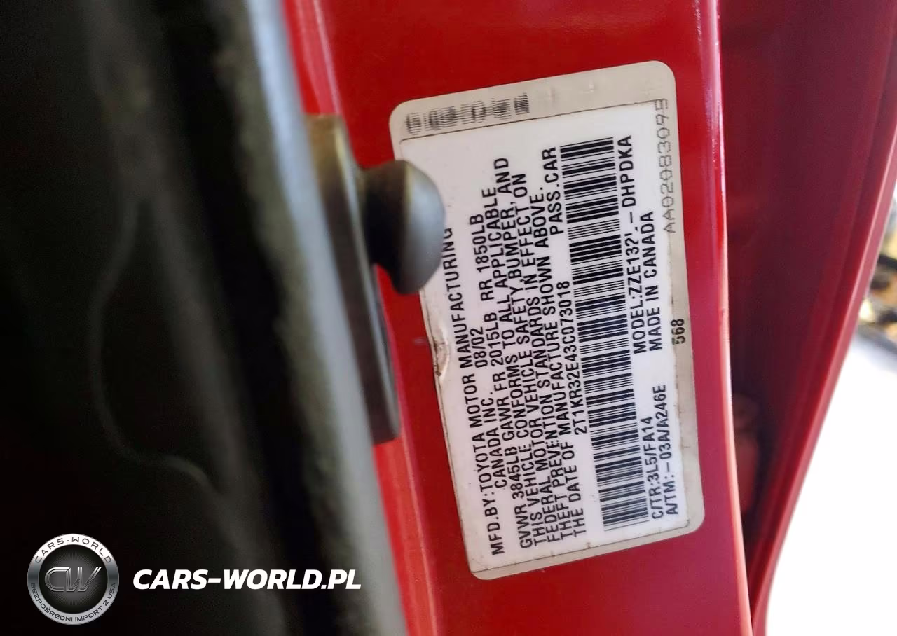 2003 Toyota Matrix Base VIN:2T1KR32E43C073018 - 12