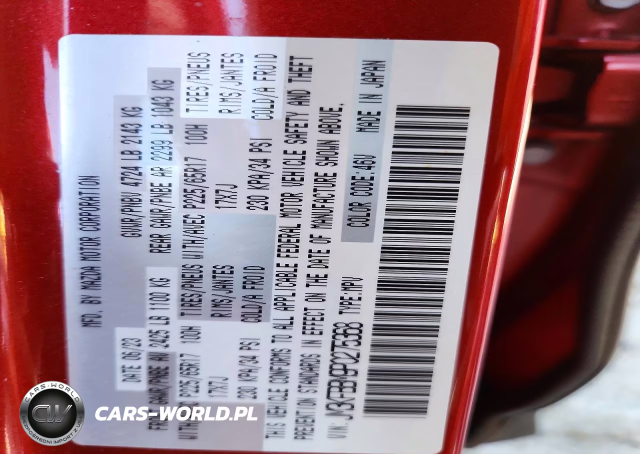 2023 Mazda Cx-5 Select VIN:JM3KFBBM9P0275368 - 13