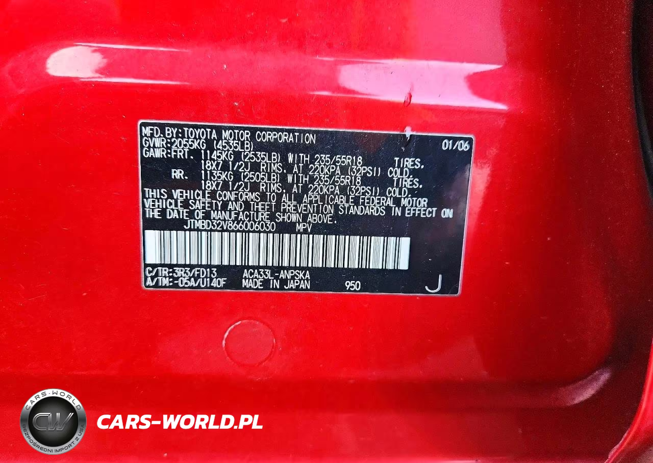 2006 Toyota Rav4 Sport VIN:JTMBD32V866006030 - 13