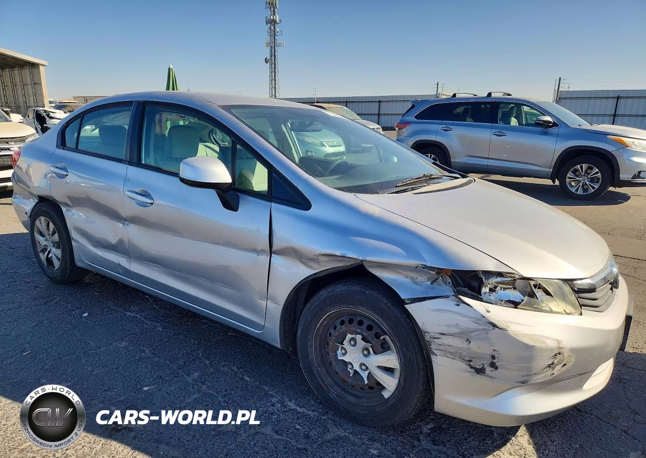 2012 Honda Civic Lx VIN:19XFB2F53CE361527 - 4