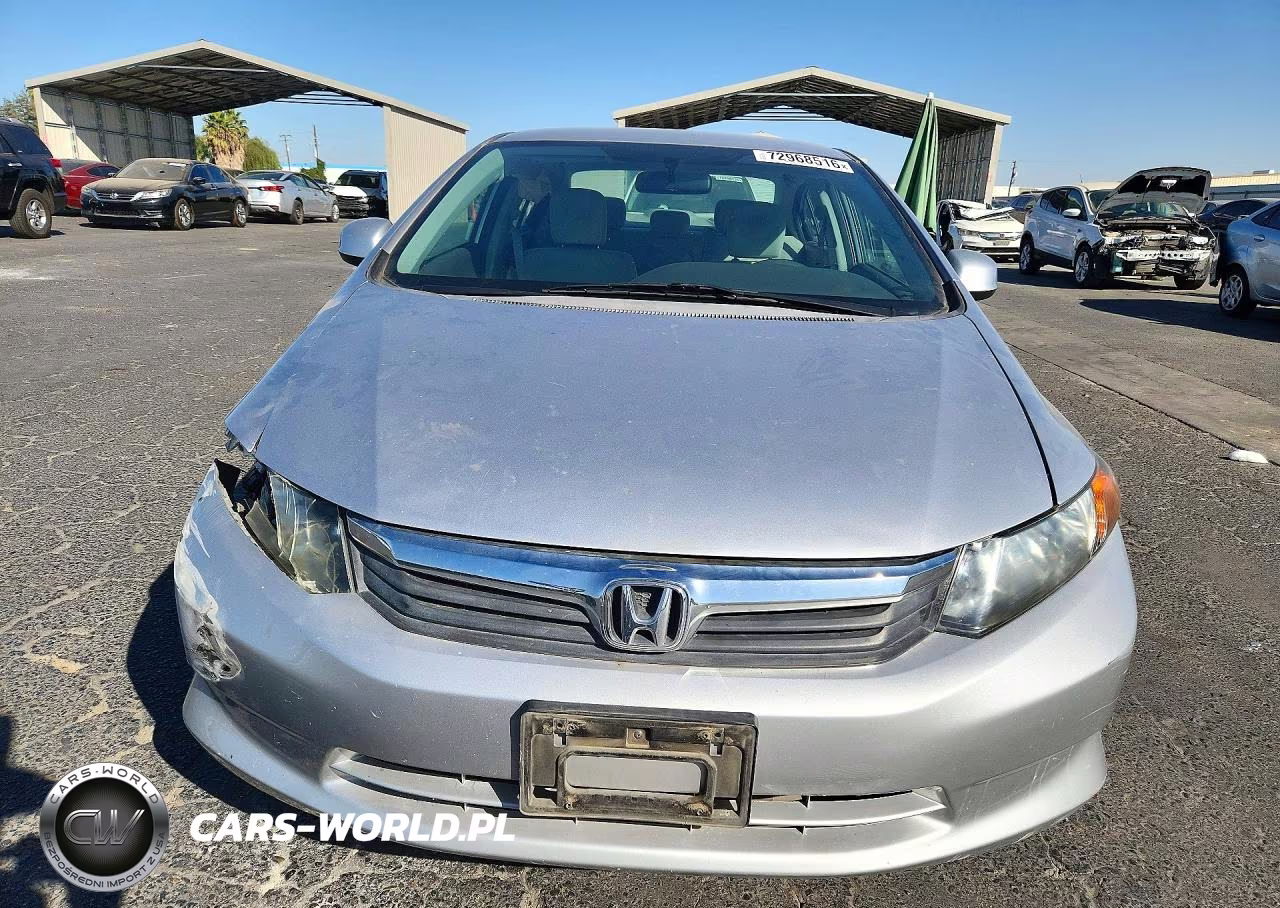 2012 Honda Civic Lx VIN:19XFB2F53CE361527 - 5