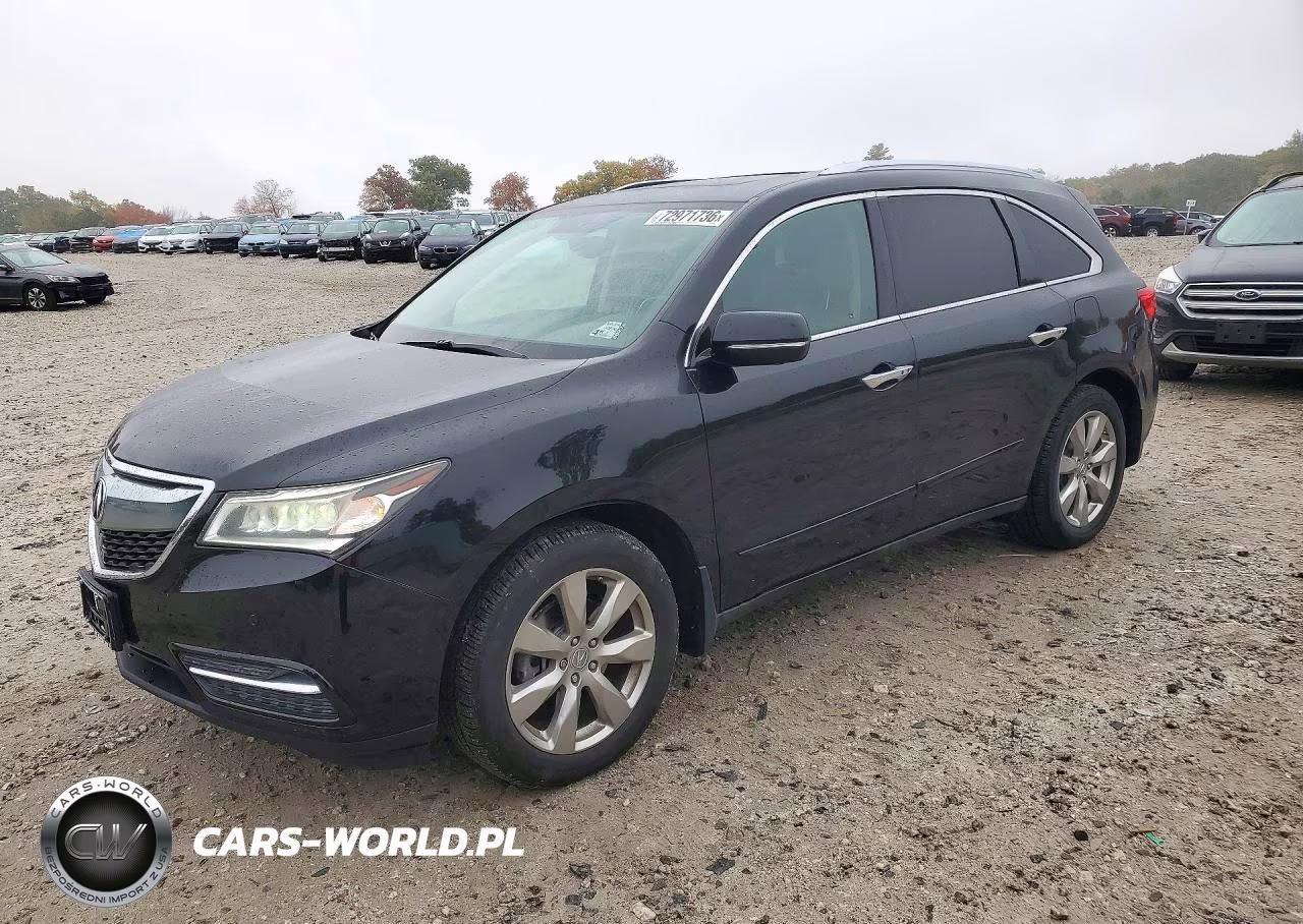 2014 Acura Mdx Advance VIN:5FRYD4H81EB037560 - 1