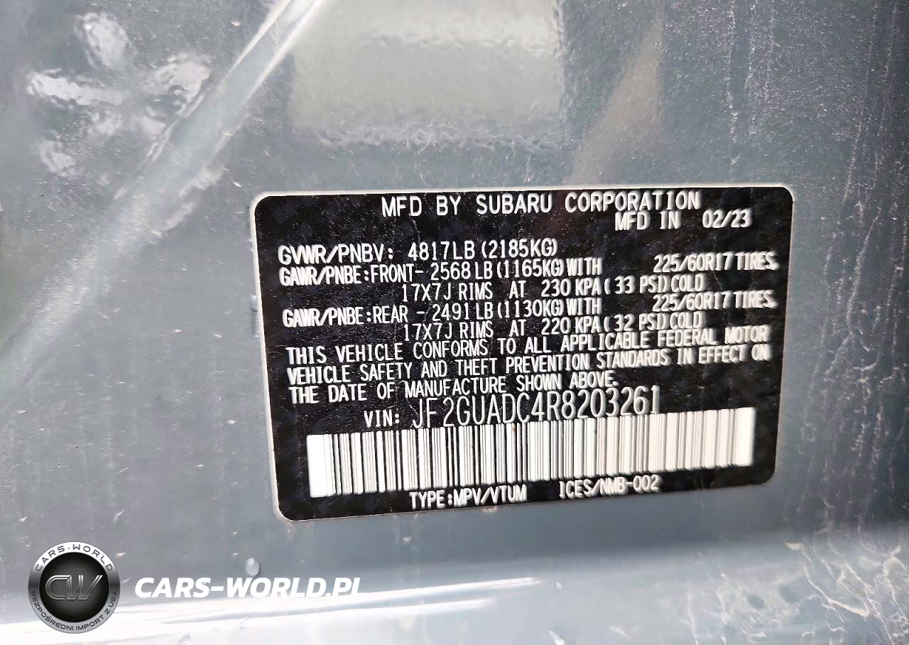 2024 Subaru Crosstrek Premium VIN:JF2GUADC4R8203261 - 13