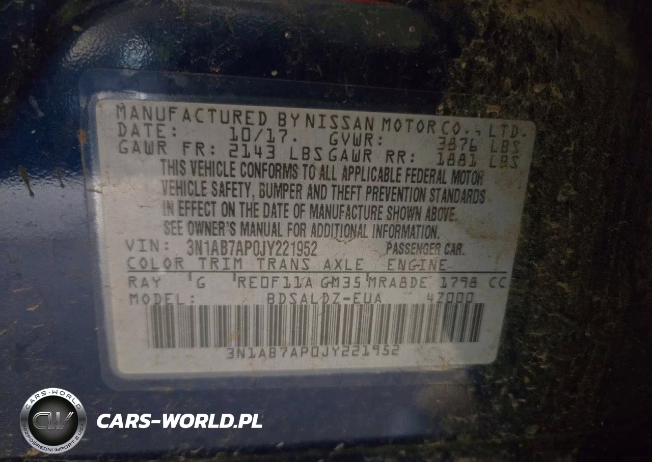 2018 Nissan Sentra Sv VIN:3N1AB7AP0JY221952 - 13