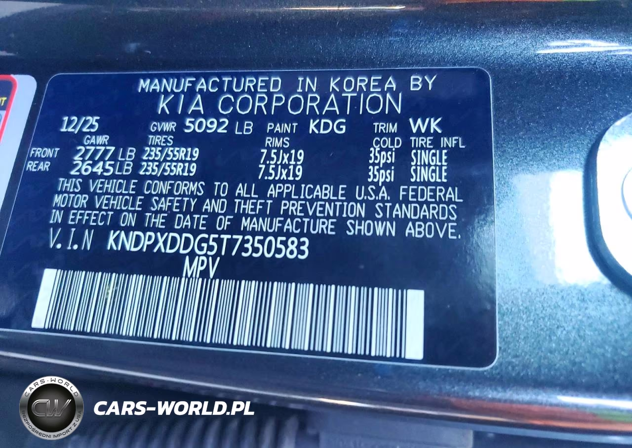 2026 Kia Sportage Sx Prestige VIN:KNDPXDDG5T7350583 - 14