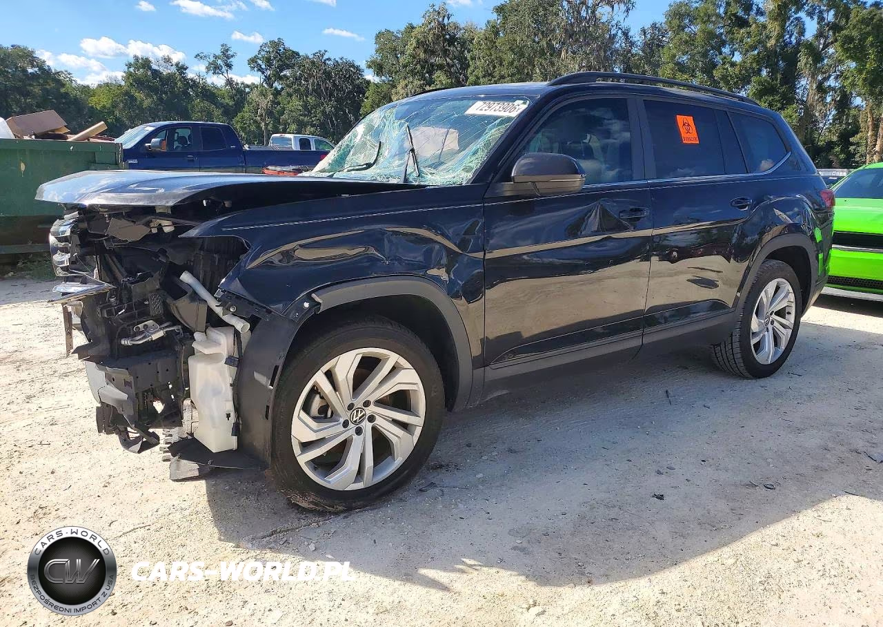 2021 Volkswagen Atlas Se VIN:1V2JR2CA2MC536946 - 1
