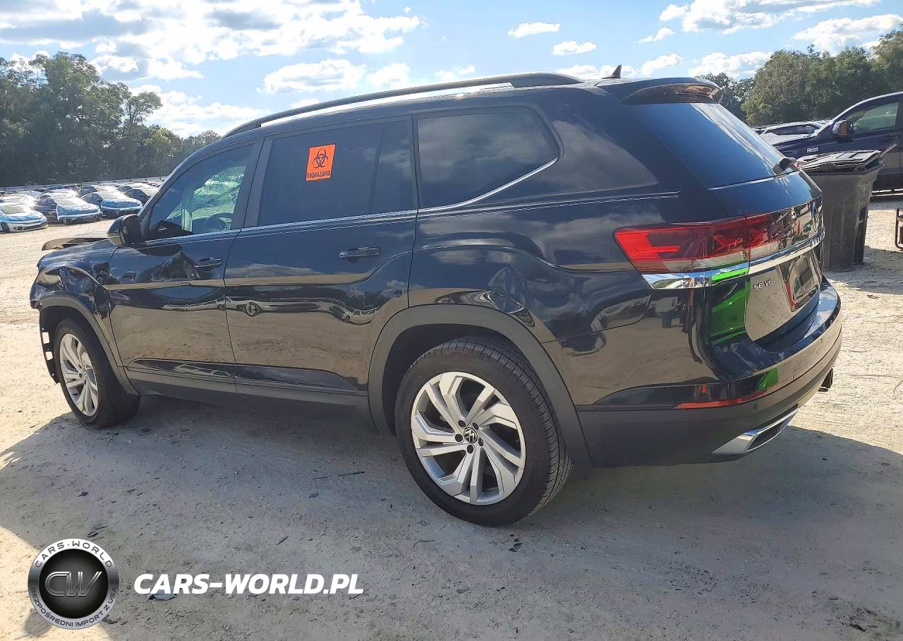 2021 Volkswagen Atlas Se VIN:1V2JR2CA2MC536946 - 2