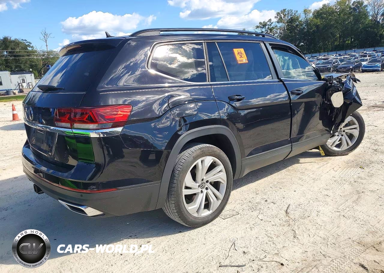 2021 Volkswagen Atlas Se VIN:1V2JR2CA2MC536946 - 3