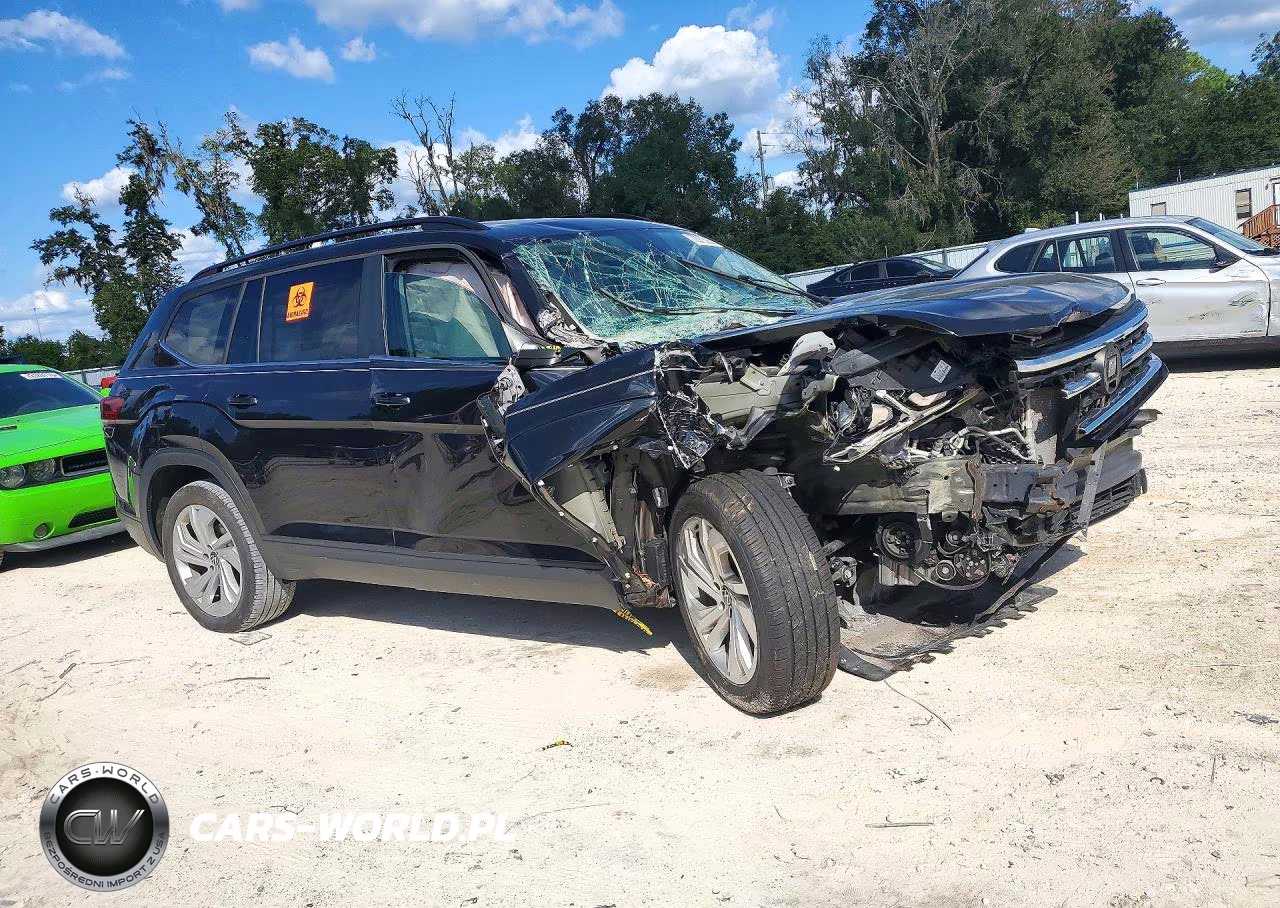 2021 Volkswagen Atlas Se VIN:1V2JR2CA2MC536946 - 4