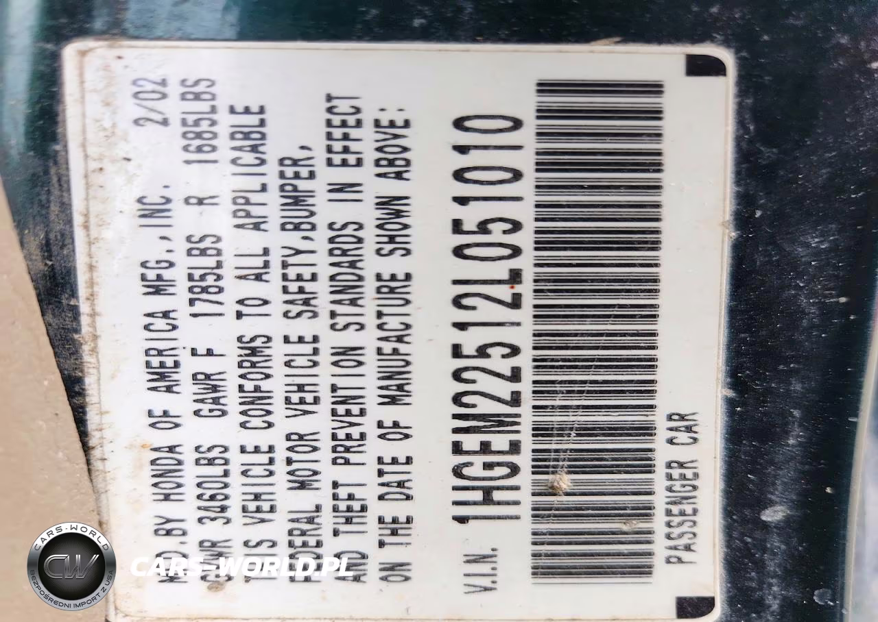 2002 Honda Civic Lx VIN:1HGEM22512L051010 - 12