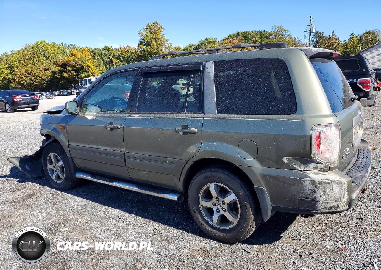 2008 Honda Pilot Exl VIN:5FNYF18508B028644 - 2
