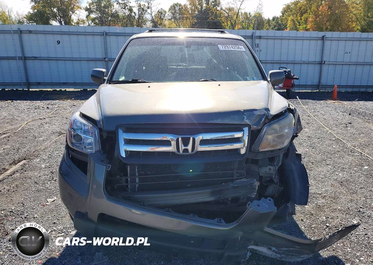 2008 Honda Pilot Exl VIN:5FNYF18508B028644 - 5
