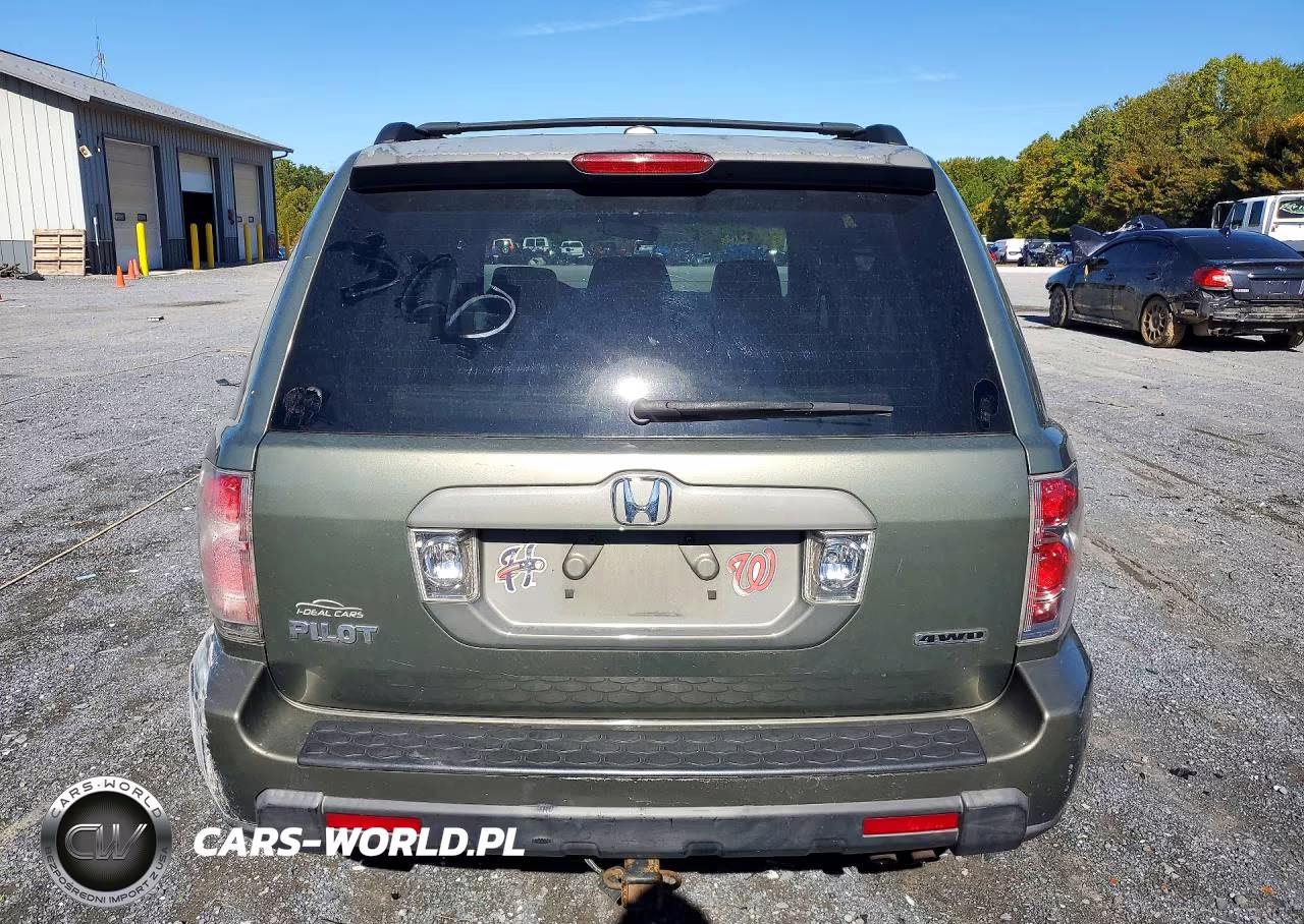 2008 Honda Pilot Exl VIN:5FNYF18508B028644 - 6