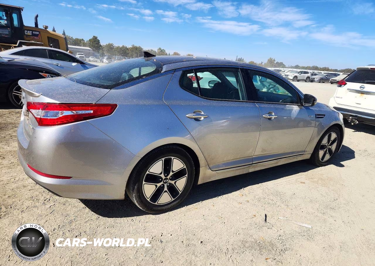 2013 Kia Optima Hybrid VIN:KNAGM4ADXD5043147 - 3