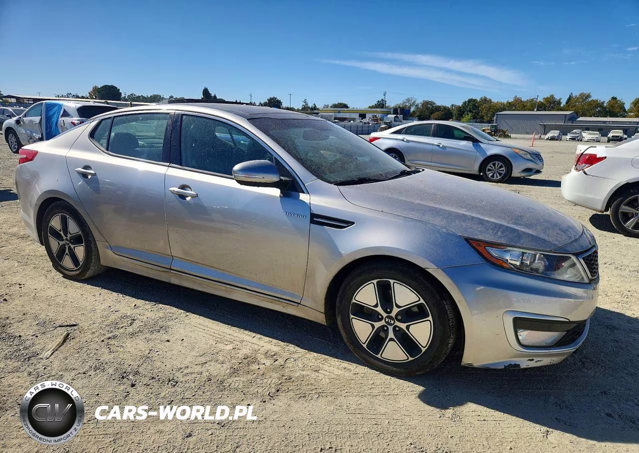 2013 Kia Optima Hybrid VIN:KNAGM4ADXD5043147 - 4