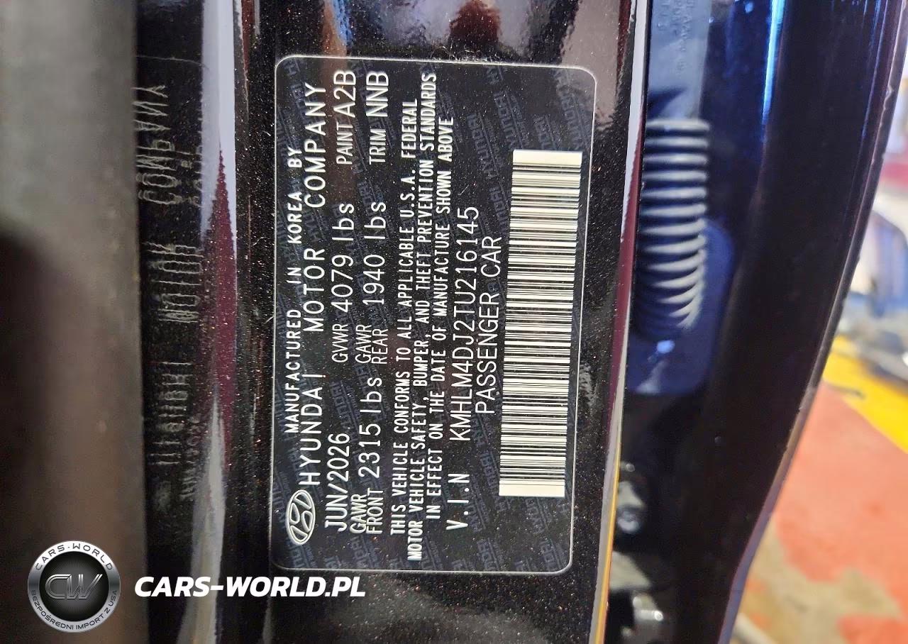 2026 Hyundai Elantra Hybrid Blue VIN:KMHLM4DJ2TU216145 - 13
