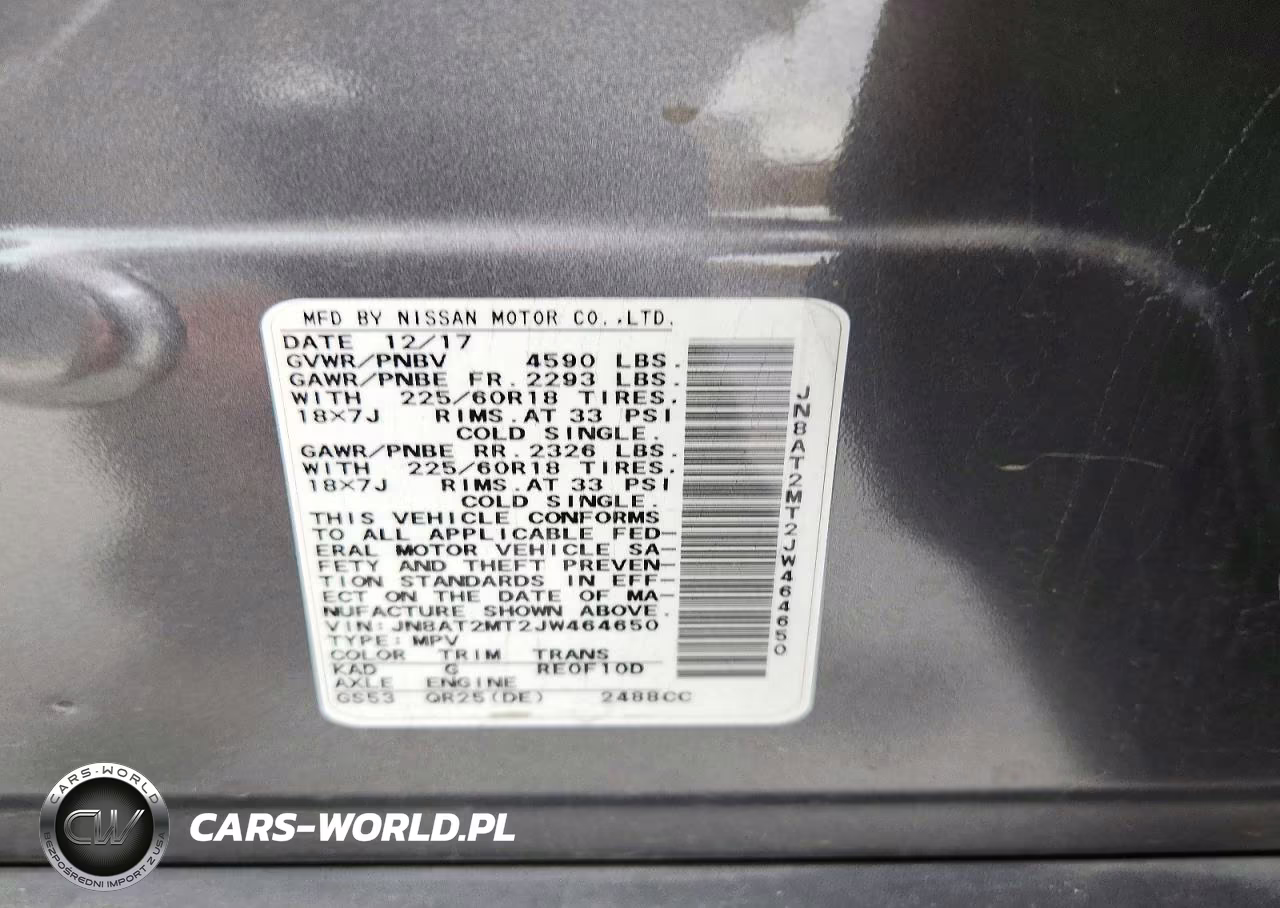 2018 Nissan Rogue Sl VIN:JN8AT2MT2JW464650 - 13