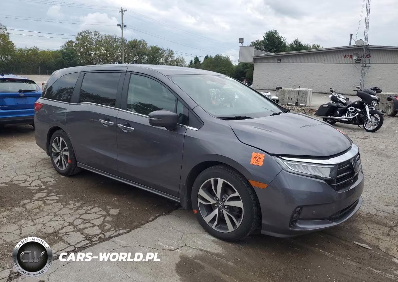 2021 Honda Odyssey Touring VIN:5FNRL6H84MB033988 - 4