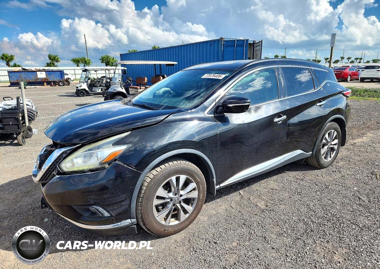 2015 Nissan Murano Sv VIN:5N1AZ2MG6FN239024 - 1