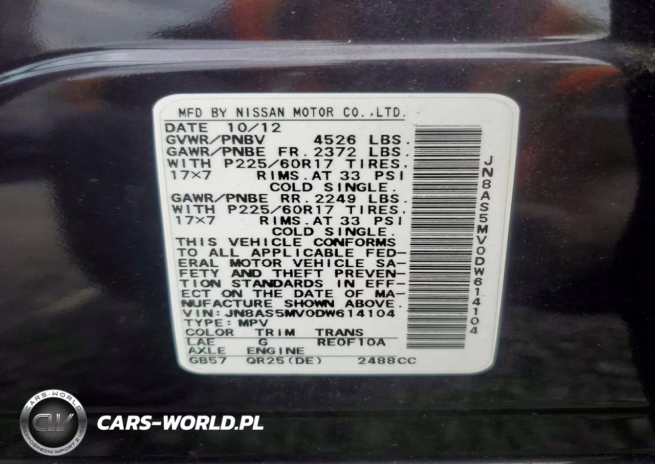 2013 Nissan Rogue S VIN:JN8AS5MV0DW614104 - 14