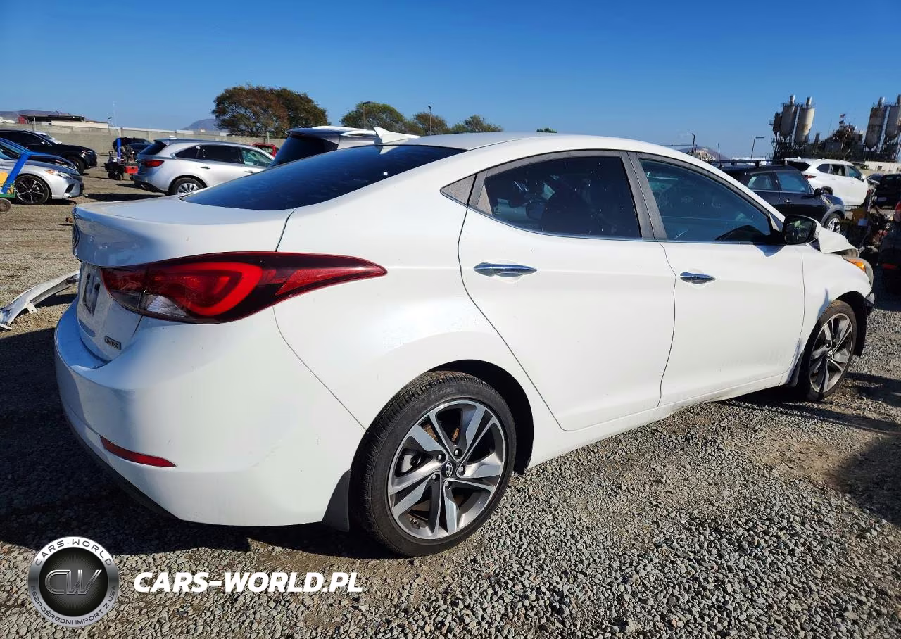 2014 Hyundai Elantra Limited VIN:5NPDH4AE7EH504938 - 3