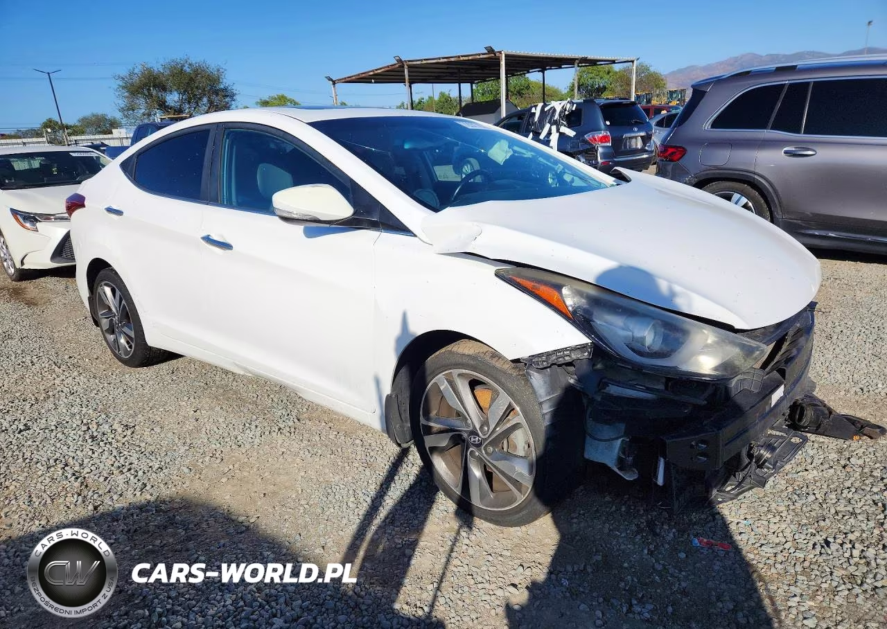2014 Hyundai Elantra Limited VIN:5NPDH4AE7EH504938 - 4