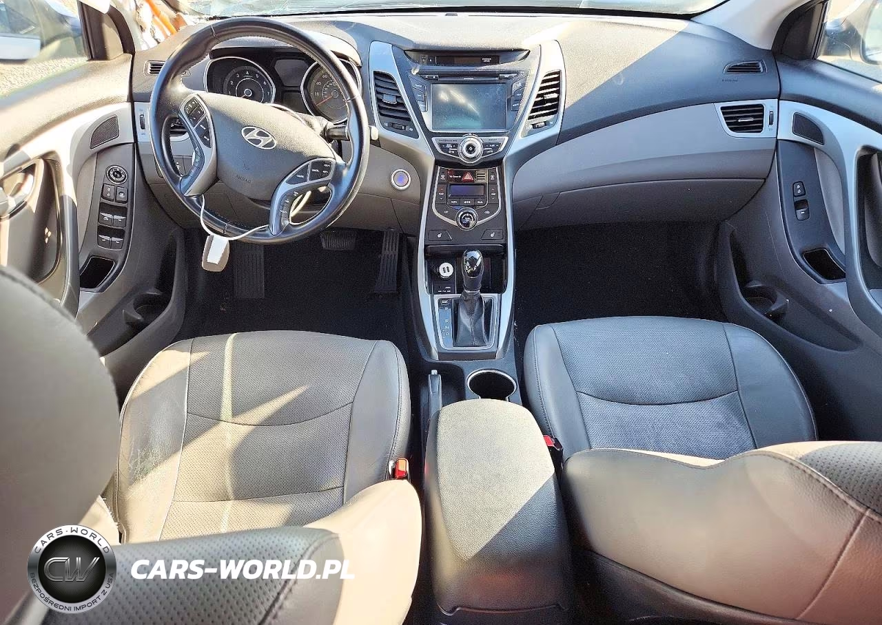 2014 Hyundai Elantra Limited VIN:5NPDH4AE7EH504938 - 8