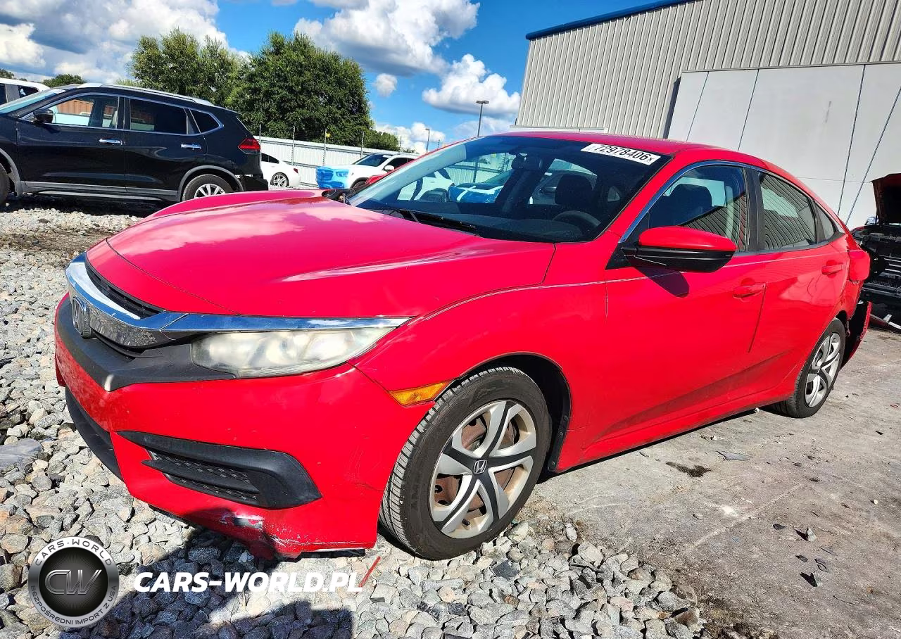 2016 Honda Civic Lx VIN:2HGFC2F56GH536572 - 1
