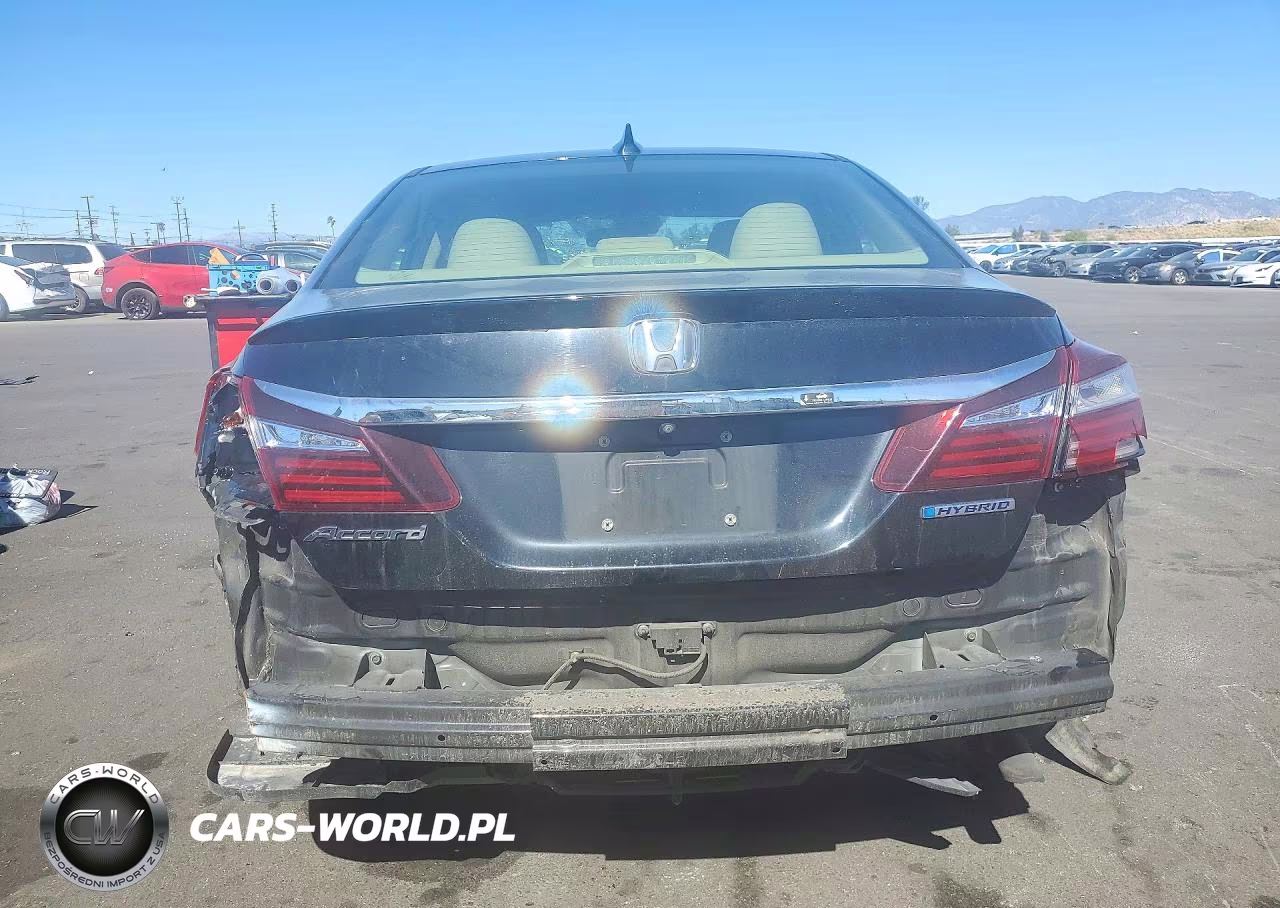 2017 Honda Accord Hybrid Exl VIN:JHMCR6F51HC014197 - 6