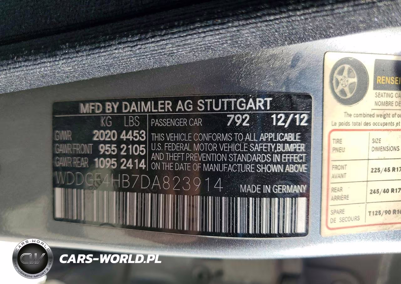 2013 Mercedes-Benz C 250 VIN:WDDGF4HB7DA823914 - 12