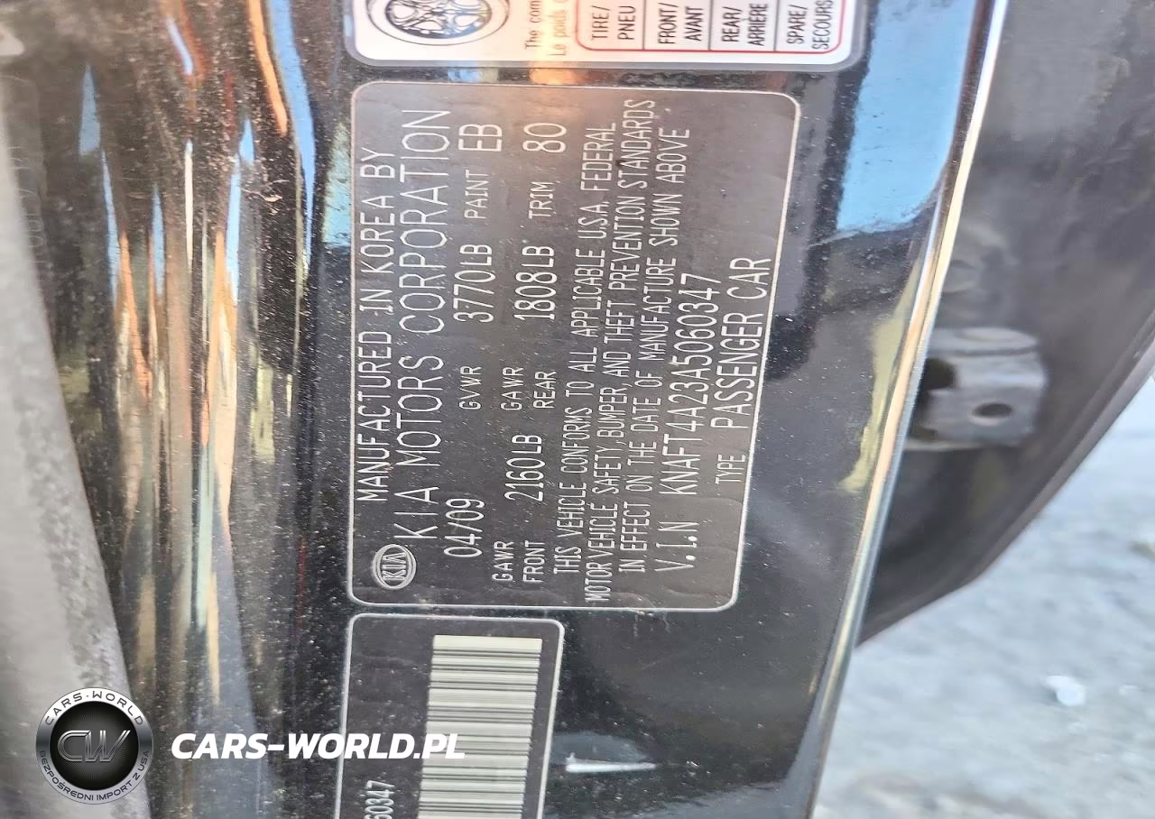 2010 Kia Forte Lx VIN:KNAFT4A23A5060347 - 12