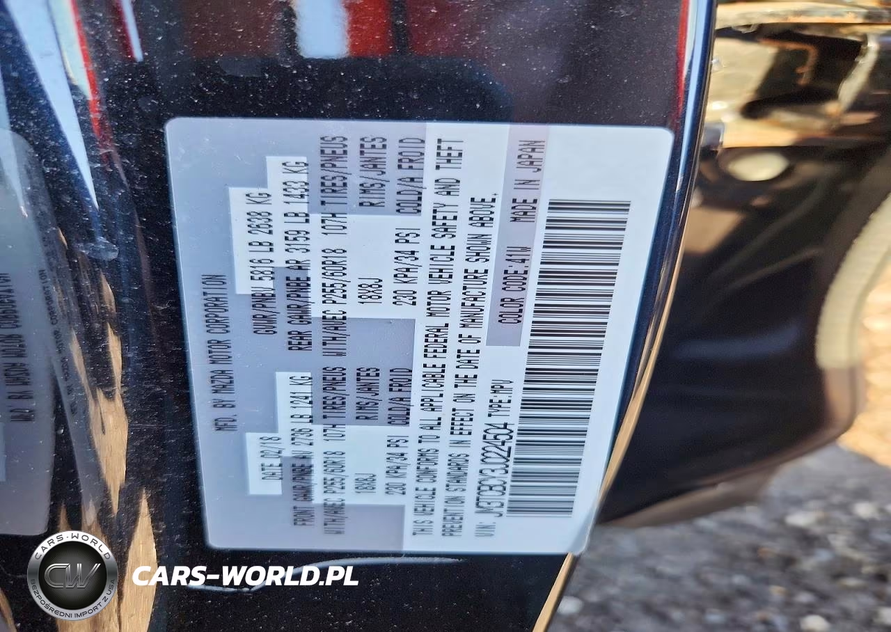 2018 Mazda Cx-9 Touring VIN:JM3TCBCY3J0224504 - 13