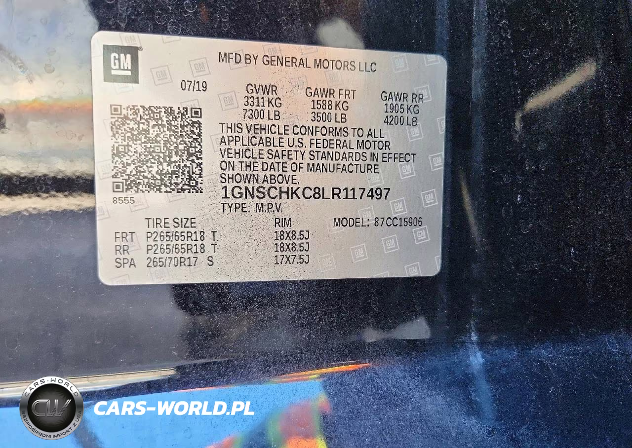 2020 Chevrolet Suburban 2Wd Lt VIN:1GNSCHKC8LR117497 - 13