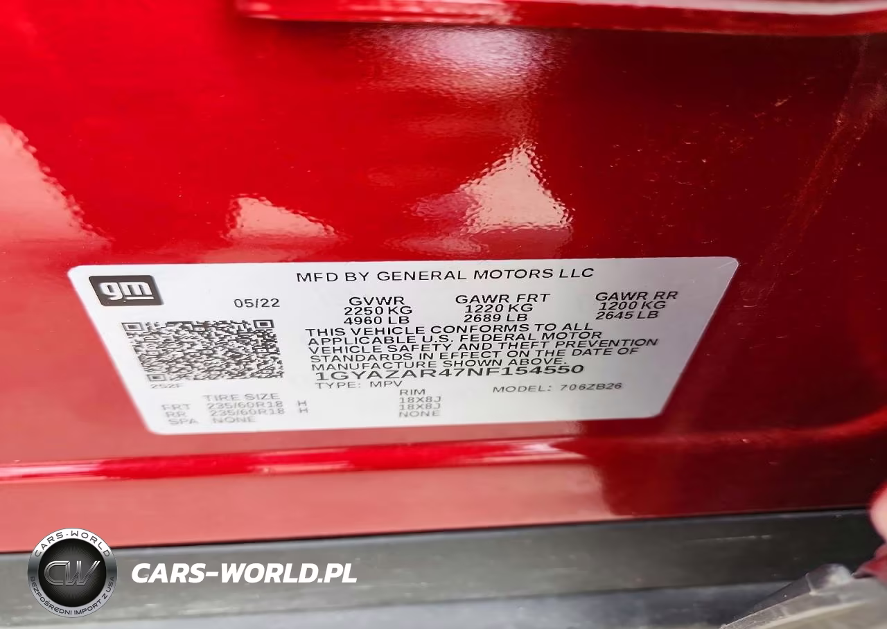 2022 Cadillac Xt4 Luxury VIN:1GYAZAR47NF154550 - 13