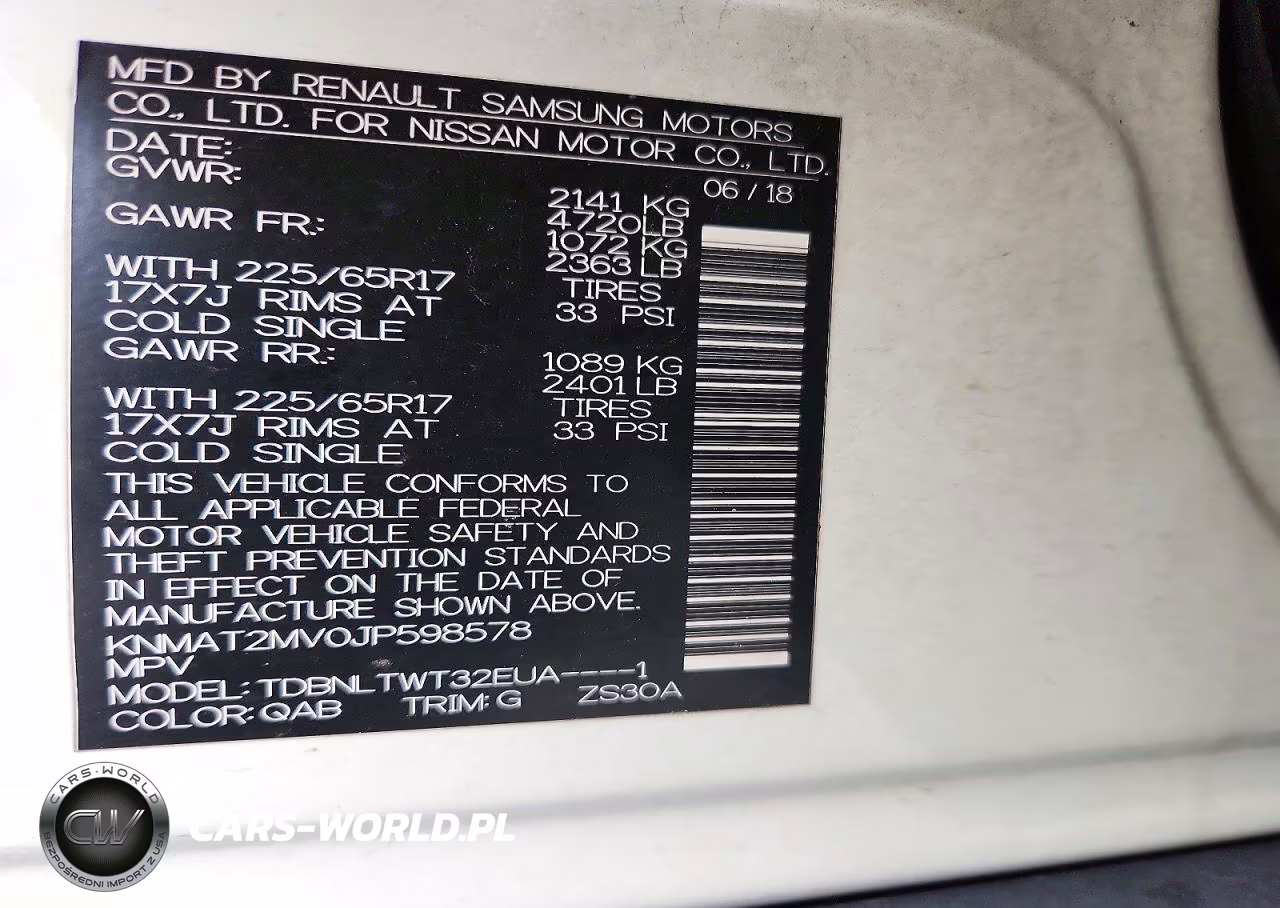 2018 Nissan Rogue Sv VIN:KNMAT2MV0JP598578 - 14
