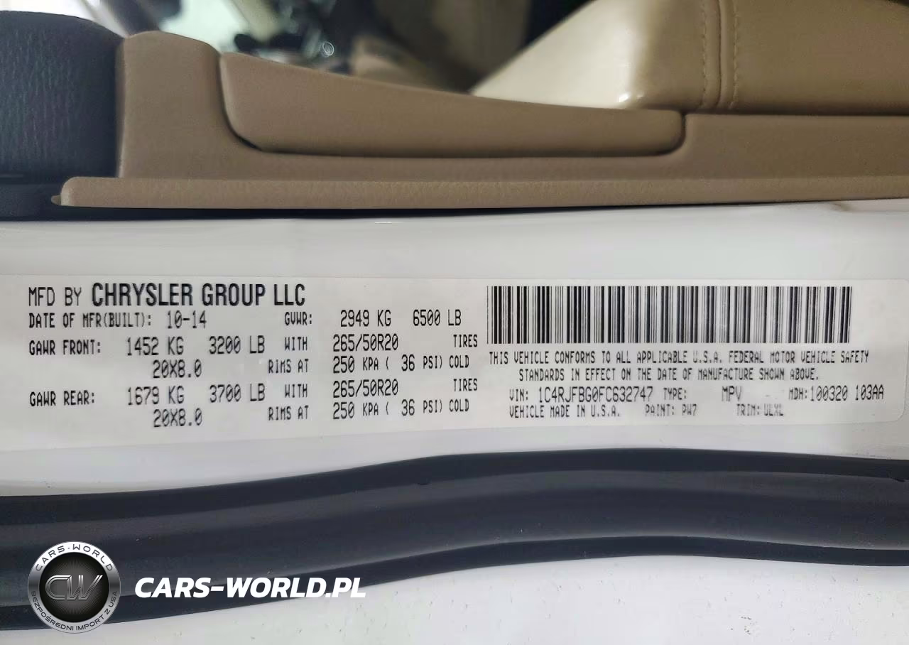 2015 Jeep Grand Cherokee Limited VIN:1C4RJFBG0FC632747 - 13