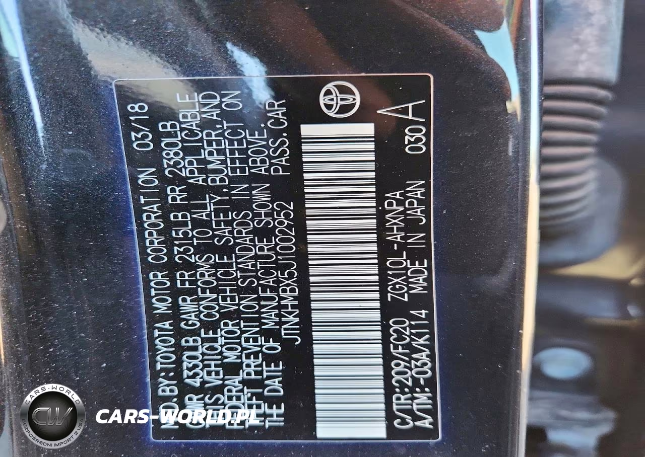 2018 Toyota C-Hr Xle VIN:JTNKHMBX5J1002952 - 13