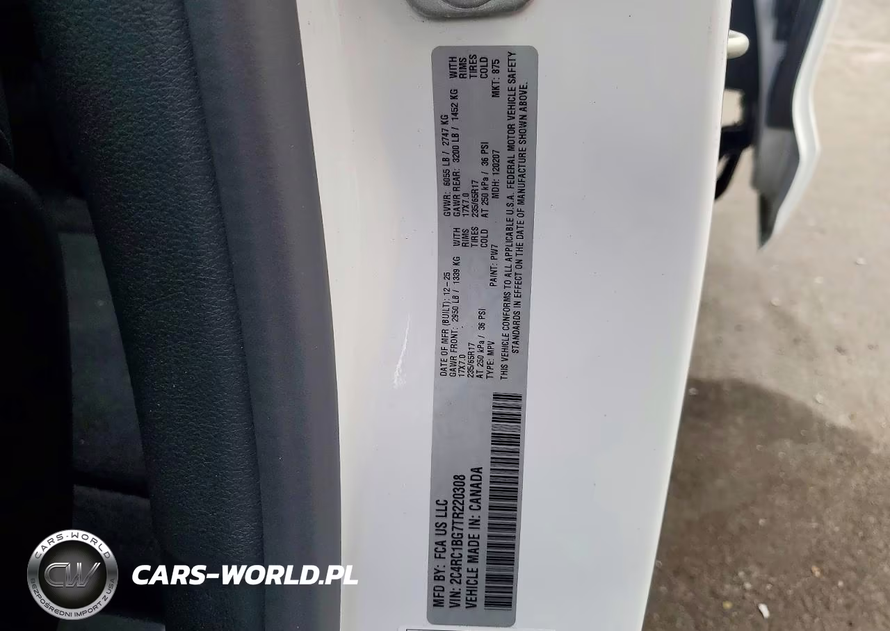 2026 Chrysler Pacifica Select VIN:2C4RC1BG7TR220308 - 13