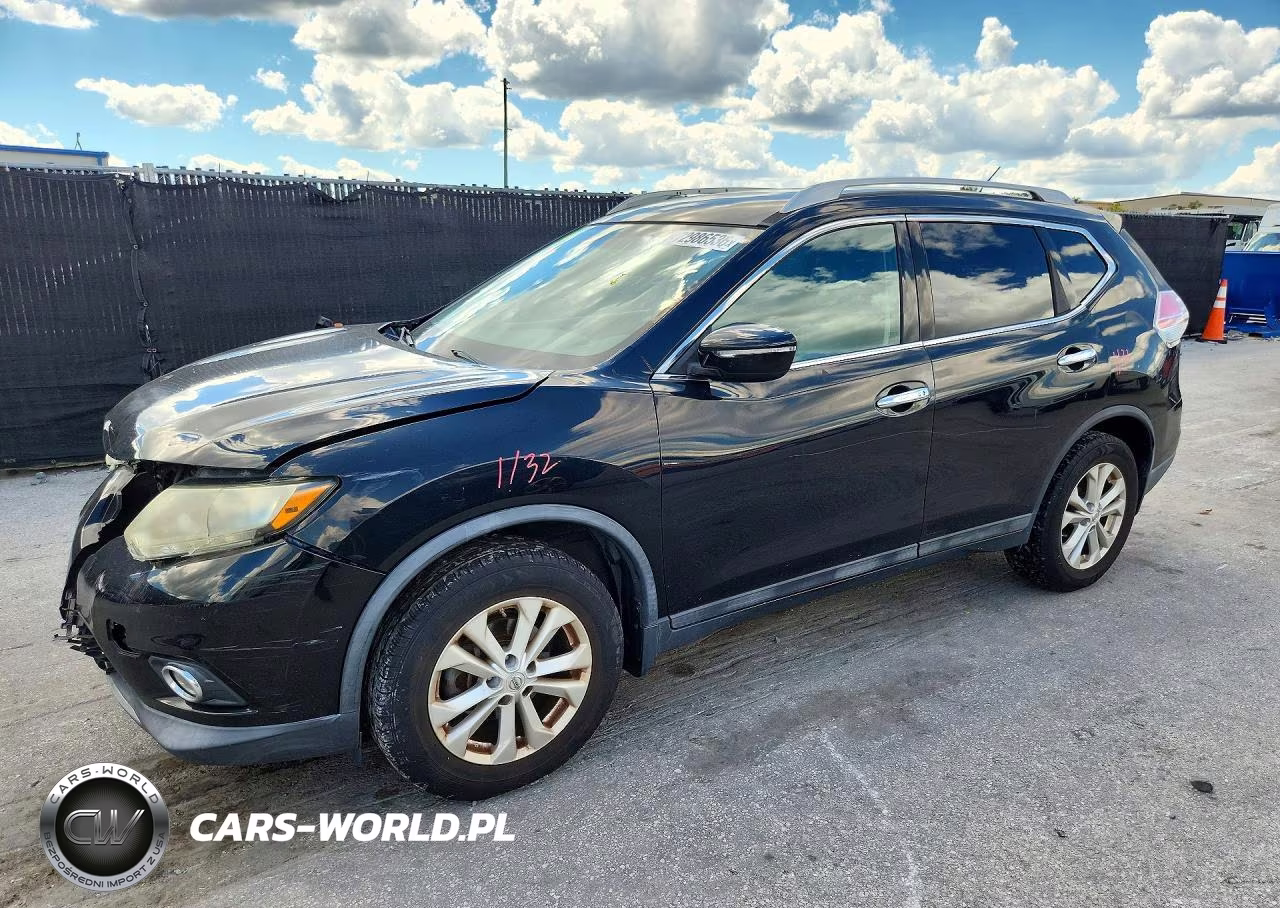 2015 Nissan Rogue Sv VIN:5N1AT2MT9FC895955 - 1