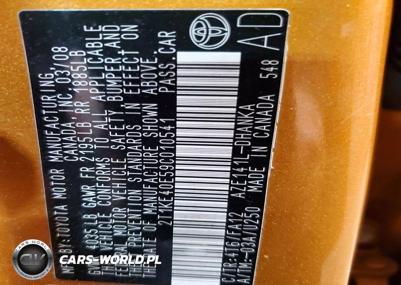 2009 Toyota Matrix S VIN:2T1KE40E59C010541 - 12